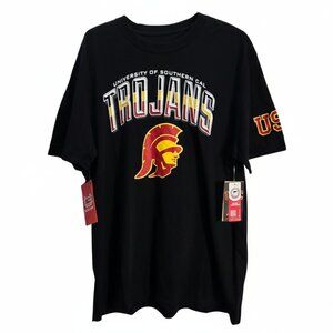 NWT | USC Trojans Arched Logo Graphic T-Shirt | Black | XL